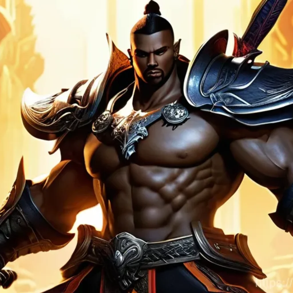 블레이드앤소울 파티 조합 필수 공략 - **A Resilient Blade & Soul Tanker in Action:**
    "An epic, dynamic illustration of a male Blade Ma...