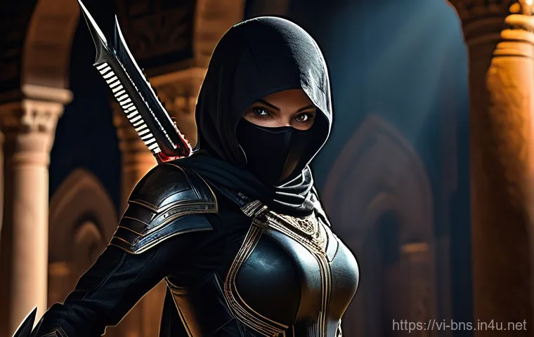 블레이드앤소울 통계 기반 직업 추천 - **Blade Master in Defensive Stance:**
    A majestic male Blade Master, fully clothed in intricate, ...