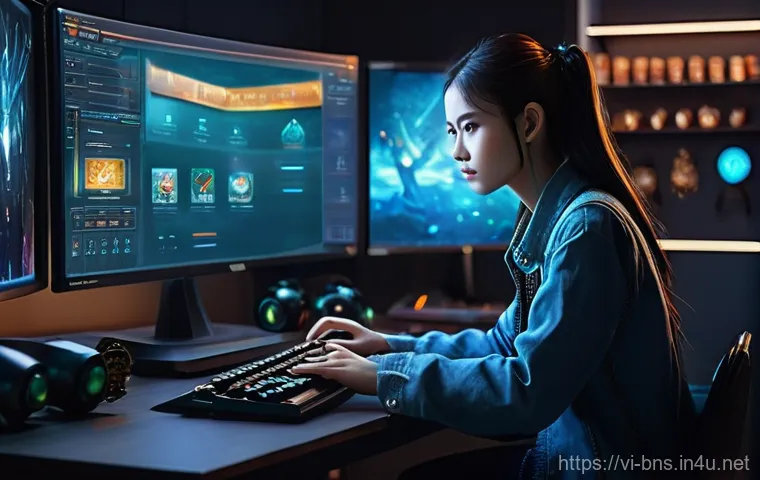 블레이드앤소울 공식 이벤트 참여법 - **Prompt 1: Strategic Inventory Optimization**
    "A highly focused young adult gamer, either male ...