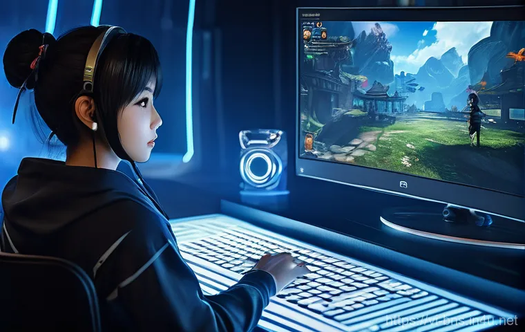 블레이드앤소울 공식 이벤트 참여법 - **Prompt 2: Community Information Gathering**
    "A dynamic image of a male or female gamer, appear...