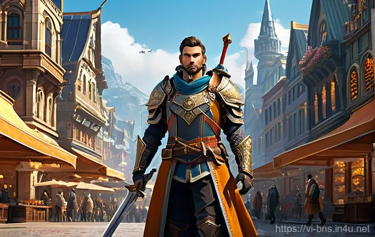 블레이드앤소울 전투 난이도 설계 - **Triumphant Teamwork Against a Grand Dungeon Boss:**
    A diverse group of adventurers, consisting...