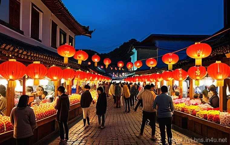 블레이드앤소울 주요 마을 탐방기 - **Prompt 1: Serene Bamboo Village Morning**
    A tranquil scene in a traditional Eastern-style vill...