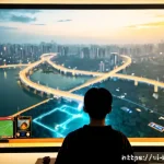 블레이드앤소울 AI 동료 활용법 - Photorealistic cinematic fantasy scene inspired by an East Asian martial arts MMORPG, a Vietnamese g...